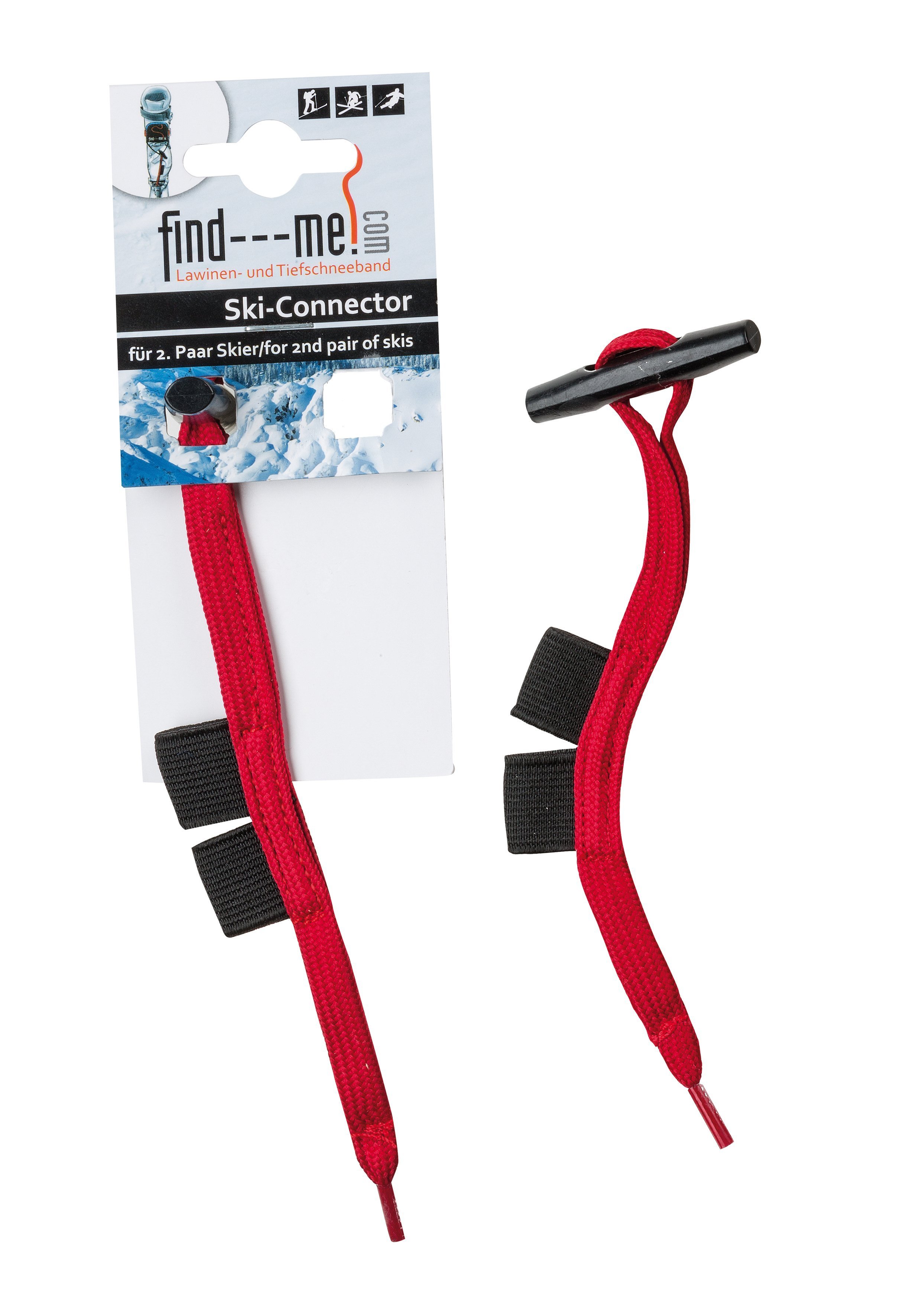 find---me-Ski-Connector für 2. Paar Ski